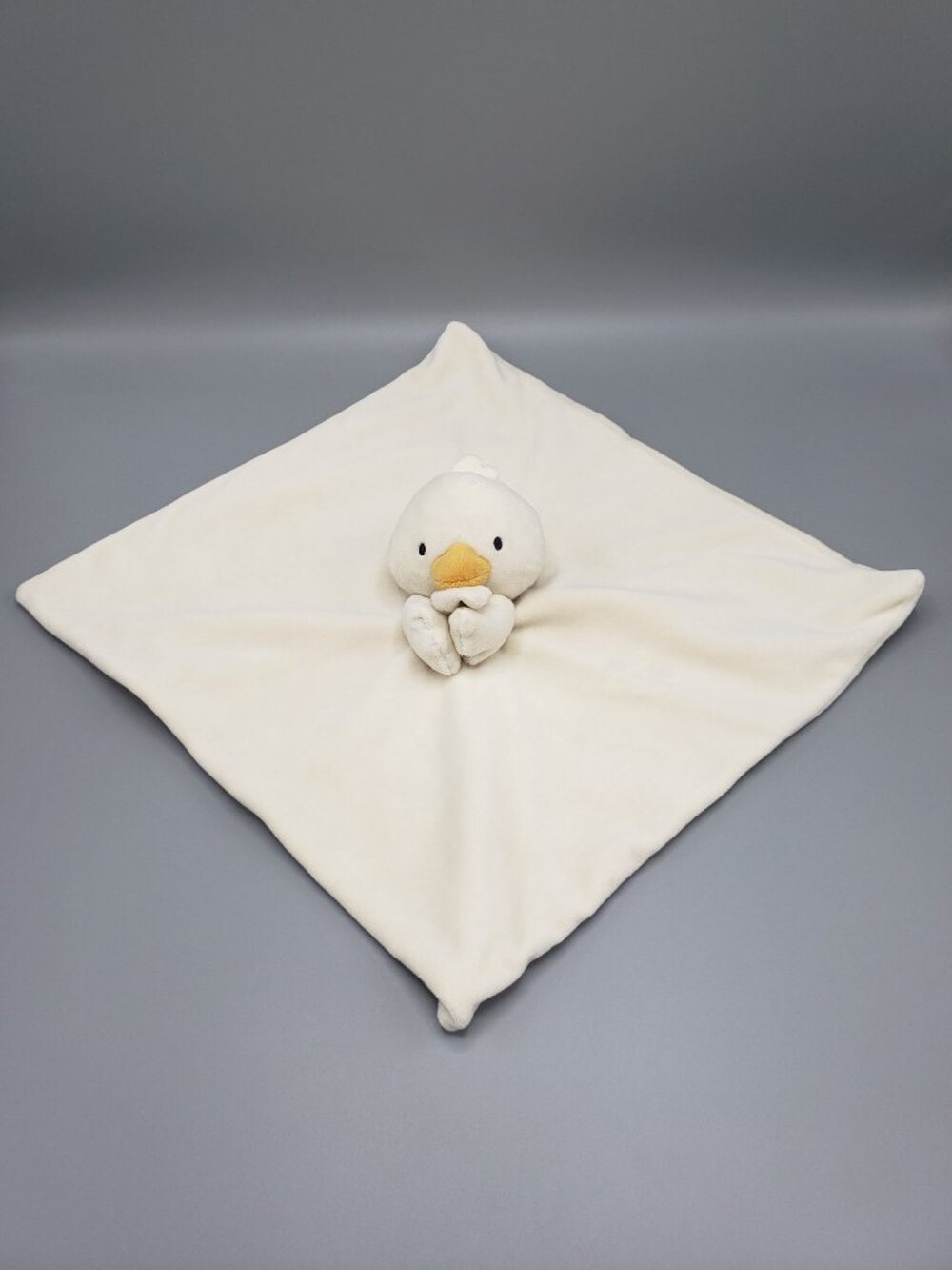 Carters Lovey Yellow Chick Plush Baby Security Blanket 14" Square Clean NO TAG